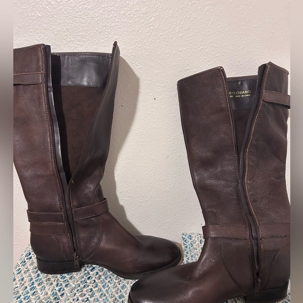 Leather Riding Boots by Arturo Chiang - Picture 4 of 6